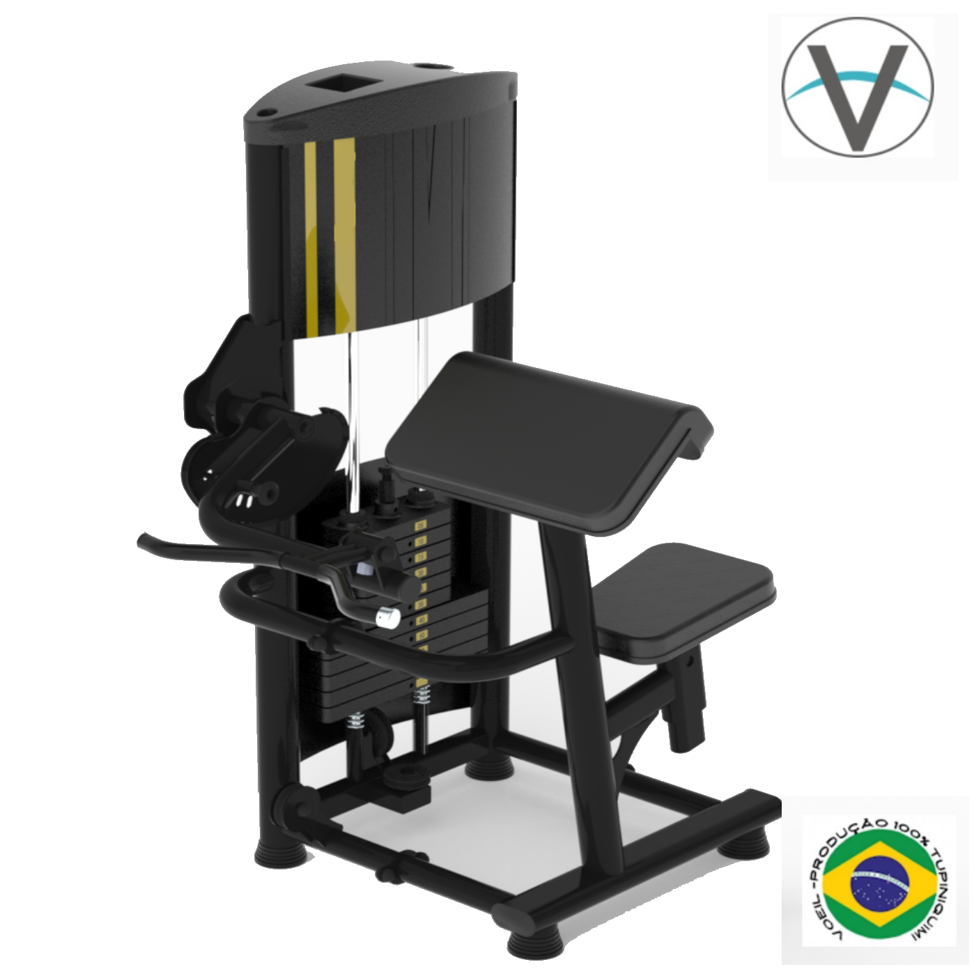 Máquina de Bíceps Voeil VC2080 – máquina de musculação | Kinesfit